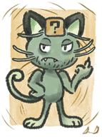 artist:shannguin game:pokemon meowth streamer:vinny // 322x432 // 251.3KB
