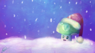 artist:captainpallas christmas snow vineshroom // 1024x575 // 705.1KB