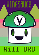 brb streamer:vinny vineshroom // 1500x2100 // 231.6KB