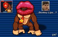 artist:Marshmallow_Fox corruptions donkey_kong game:Mario_Kart_Double_Dash lips streamer:vinny // 903x586 // 278.9KB
