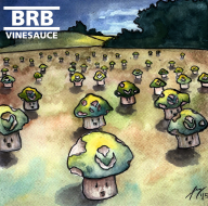 artist:somerepulsiveimp brb crossover logo vinesauce vineshroom // 935x927 // 406.8KB