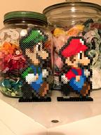 artist:PixelAiden game:Mario_and_Luigi_Superstar_Saga luigi mario perler_beads streamer:vinny // 710x946 // 1.3MB