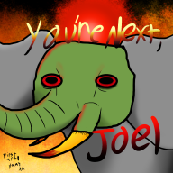 artist:thund3r-wing elephant streamer:joel terror.exe // 1300x1300 // 768.0KB
