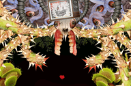 artist:dullvivid creepy flower flowey game:undertale omega_flowey spooky spoopy streamer:joel thing // 1222x806 // 2.0MB