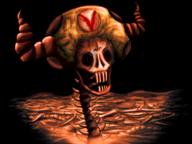 Halloween artist:lizzaroro bones skull streamer:joel vargshroom // 1600x1200 // 1.4MB