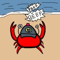 artist:CrunchTheory crab game:Phasmophobia streamer:vinny // 300x300 // 40.7KB