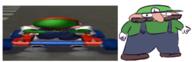 artist:Phocus corruptions game:Mario_Kart_Double_Dash luigi streamer:vinny // 1303x424 // 295.2KB