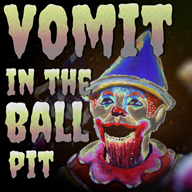 artist:somerepulsiveimp blood_bagel clown red_vox vomit_in_the_ball_pit // 700x700 // 235.9KB