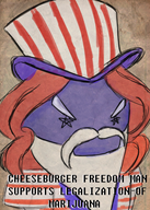 cheeseburger_freedom_man game:the_political_machine_2016 streamer:joel // 994x1386 // 1.7MB