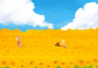 Hinawa artist:leeling boney game:mother_3 lucas streamer:vinny sunflowers // 1080x755 // 1.2MB