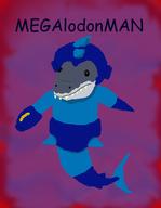 artist:hydeman11 game:Last_Tide game:mega_man_8 mega_man shark streamer:vinny // 350x450 // 111.0KB
