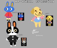artist:VeeSheep dog game:ai_showcase game:animal_crossing rabbit streamer:vinny // 852x720 // 146.6KB
