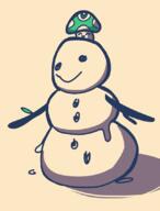 artist:snnowmann game:minecraft snowman streamer:vinny vineshroom // 640x840 // 74.3KB