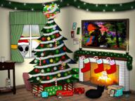 artist:UmJammerBoomer christmas streamer:joel // 870x653 // 944.7KB