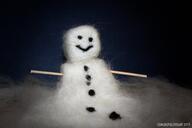 artist:somerepulsiveimp barney game:minecraft needle_felted snowman streamer:vinny traditional // 2074x1382 // 497.7KB