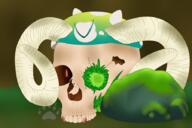 artist:pastelpolarbearss mushroom skull streamer:joel vargshroom vineshroom // 897x600 // 726.0KB