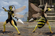 artist:rikard game:Soul_Calibur_6 hornet streamer:joel wasp // 1359x905 // 245.4KB