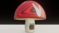 3d artist:Speshul_Delibery blender mushroom red_vox streamer:vinny vineshroom voxshroom // 1600x900 // 3.7MB