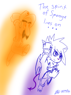 artist:dedman95 demon game:game_center_cx_2 orange parody purple sponge streamer:vinny super_mario_bros // 600x800 // 281.3KB