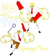 artist:atollvik game:Spongebob:_Creature_from_the_Krusty_Krab game:arms streamer:vinny // 2092x2352 // 1.1MB