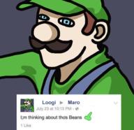 artist:cazzin beans game:Mario_and_Luigi_Superstar_Saga luigi streamer:vinny // 638x619 // 121.8KB