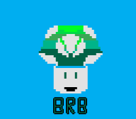 animated brb // 256x224 // 8.3KB