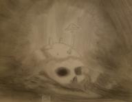 artist:dangerbone skull spook streamer:vinny vineMortis vineshroom // 1488x1148 // 2.4MB