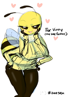 #beesex artist:chinad011 bee bee_sex fuck_bees game:mario_galaxy_repainted streamer:vinny // 1000x1404 // 545.6KB