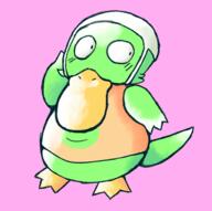 artist:lopchoco game:pokemon psyduck scoot streamer:vinny // 968x961 // 363.6KB