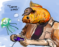 artist:baka fish jellyfish streamer:vinny // 1167x942 // 802.6KB