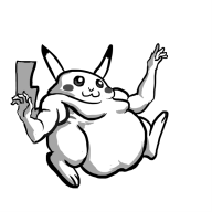 artist:stinkbug game:pokemon_blue hardcore_fridays pikachu streamer:joel // 600x600 // 63.6KB