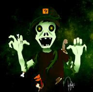 Halloween artist:skeletondude20 meat streamer:vinny vineshroom zombie // 1380x1362 // 1.3MB