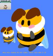 artist:YairDude bee game:vinemon streamer:vinny // 1746x1840 // 550.8KB