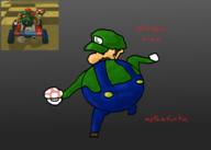 artist:NippleSpunk corruptions game:Mario_Kart_Double_Dash luigi streamer:vinny // 1400x1000 // 552.3KB