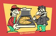artist:SCREENONYMOUS cartoon national_pizza_day pizza streamer:jabroni_mike streamer:vinny // 1280x823 // 281.4KB