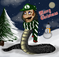 artist:raiqyuu christmas game:game_&_wario luigi streamer:vinny // 550x536 // 337.3KB