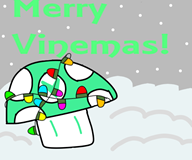 artist:yoshi12345786 christmas shroom snow streamer:vinny vinesauce vineshroom // 600x502 // 86.2KB