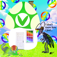 artist:anniemae cockroach game:chameleon_world streamer:vinny // 1000x1000 // 1.0MB