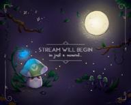 artist:stargrids glow moon starting_soon streamer:vinny vineshroom // 1500x1200 // 2.9MB