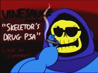 animated artist:harryciphers skeletor skeletor's_drug_psa streamer:joel vinesauce_animated // 400x300 // 35.2KB