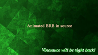 animated brb streamer:vinny vinesauce // 1920x1080 // 812.8KB