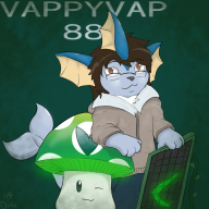 jacket keyboard mushroom pokemon vaporeon vappy vappyvap vappyvap88 vineshroom // 700x700 // 368.2KB