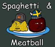 artist:shade meatballs spaghetti streamer:joel streamer:vinny // 760x656 // 148.0KB