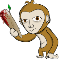 artist:blankfaece game:super_smash_bros_4 mii monkey streamer:vinny // 1844x1839 // 1.0MB