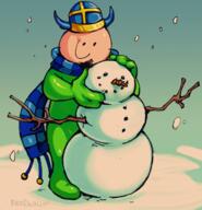 artist:mezzanine fren snowman streamer:joel vargFren // 700x728 // 406.9KB