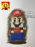 Lego_Mario artist:Freudianweapon lego mario streamer:vinny // 960x1280 // 370.2KB