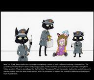 artist:plenty_of_poi cats cops game:a_hat_in_time hat_kid streamer:vinny // 934x795 // 524.8KB