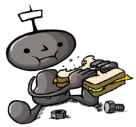 game:earthbound robot sandwich streamer:umjammerjenny // 356x333 // 52.1KB