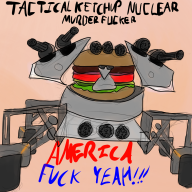 america artist:aludolu burger game:kerbal_space_program ketchup nuclear streamer:joel // 1500x1500 // 1.4MB