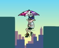 artist:cee game:splatoon_2 streamer:vinny umbrella // 2442x2000 // 275.9KB